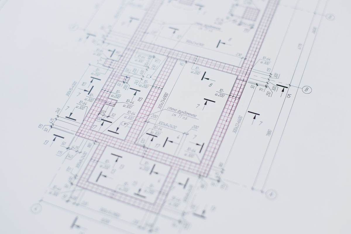 Architekturplan — Symbolbild Architektur